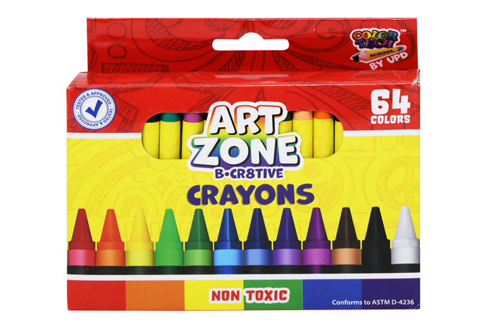 Art Zone Crayons (64 Ct.) - Diamond Visions, Inc.